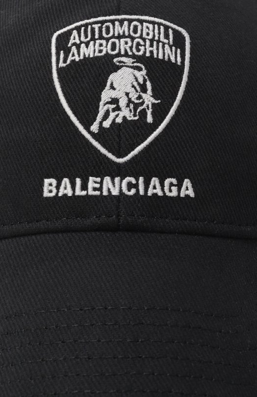 Хлопковая бейсболка Balenciaga 835105/410B2 Синий  835105/410B2 Фото 3
