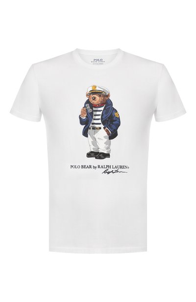 Женская хлопковая футболка POLO RALPH LAUREN, арт. 211744521