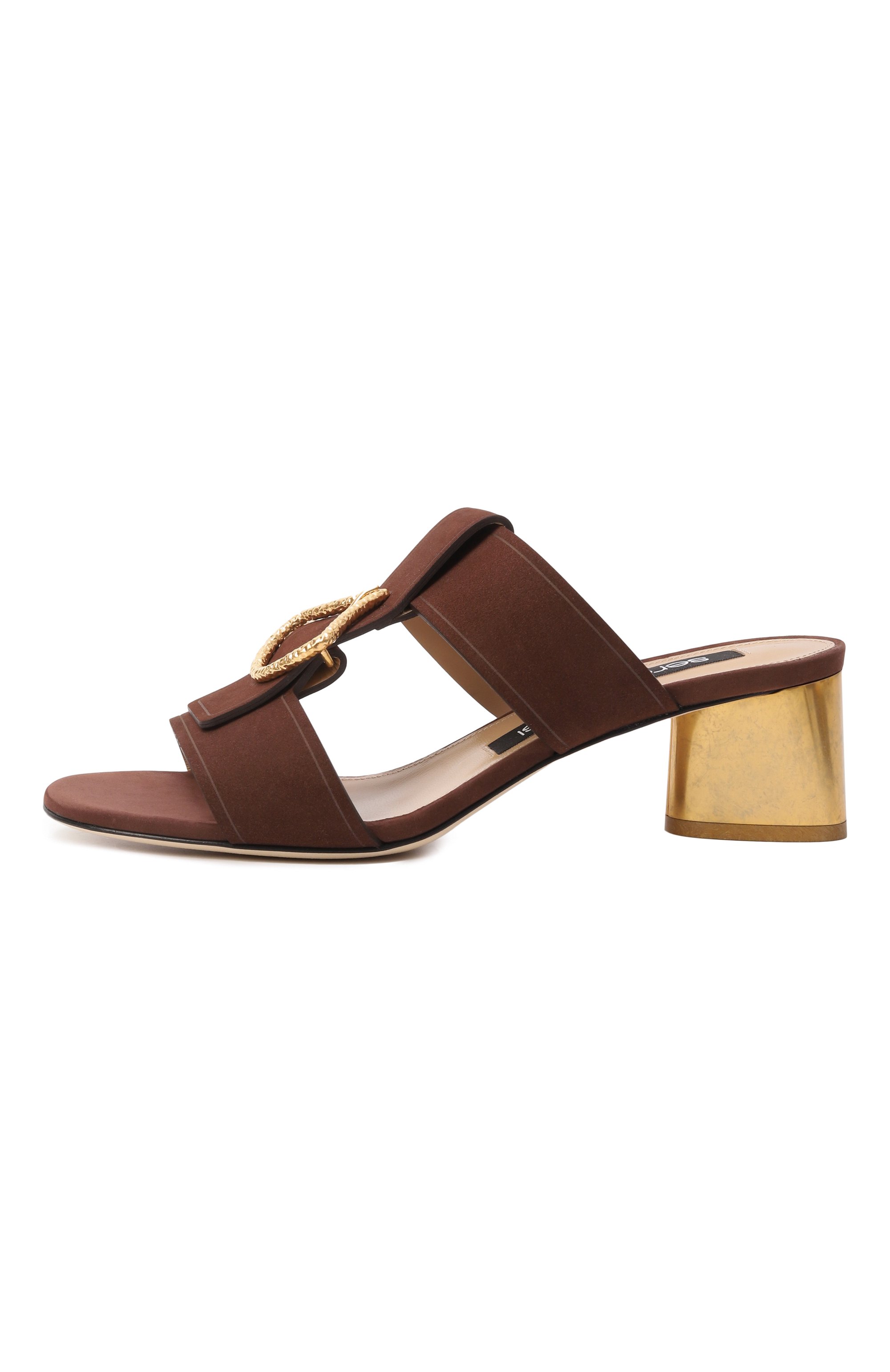 Замшевые мюли sea scale SERGIO ROSSI, арт. B11490/MMVM01, фото 4