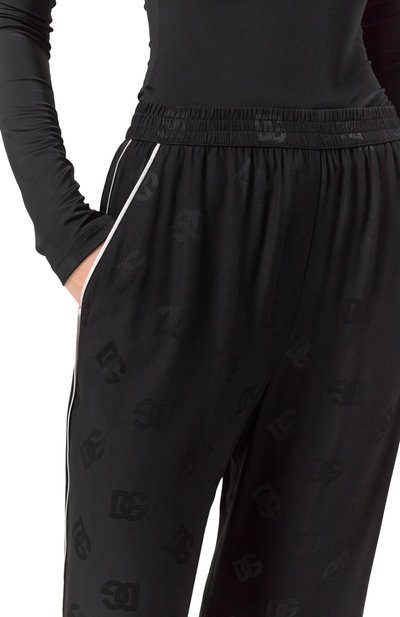 Шелковые брюки DOLCE & GABBANA, арт. FTAMPT/FJ1J0, фото 5