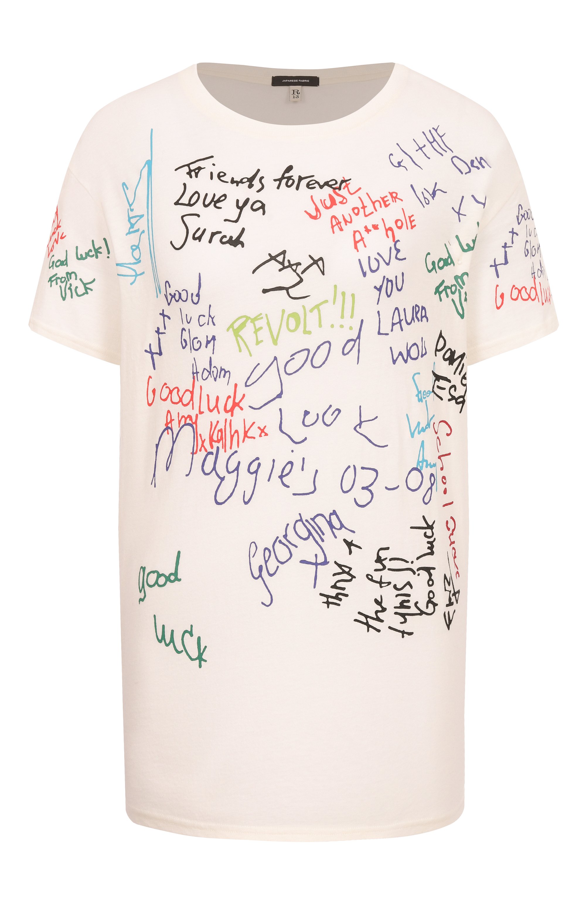 Хлопковая футболка R13, арт. R13WK001-K119B, фото 1