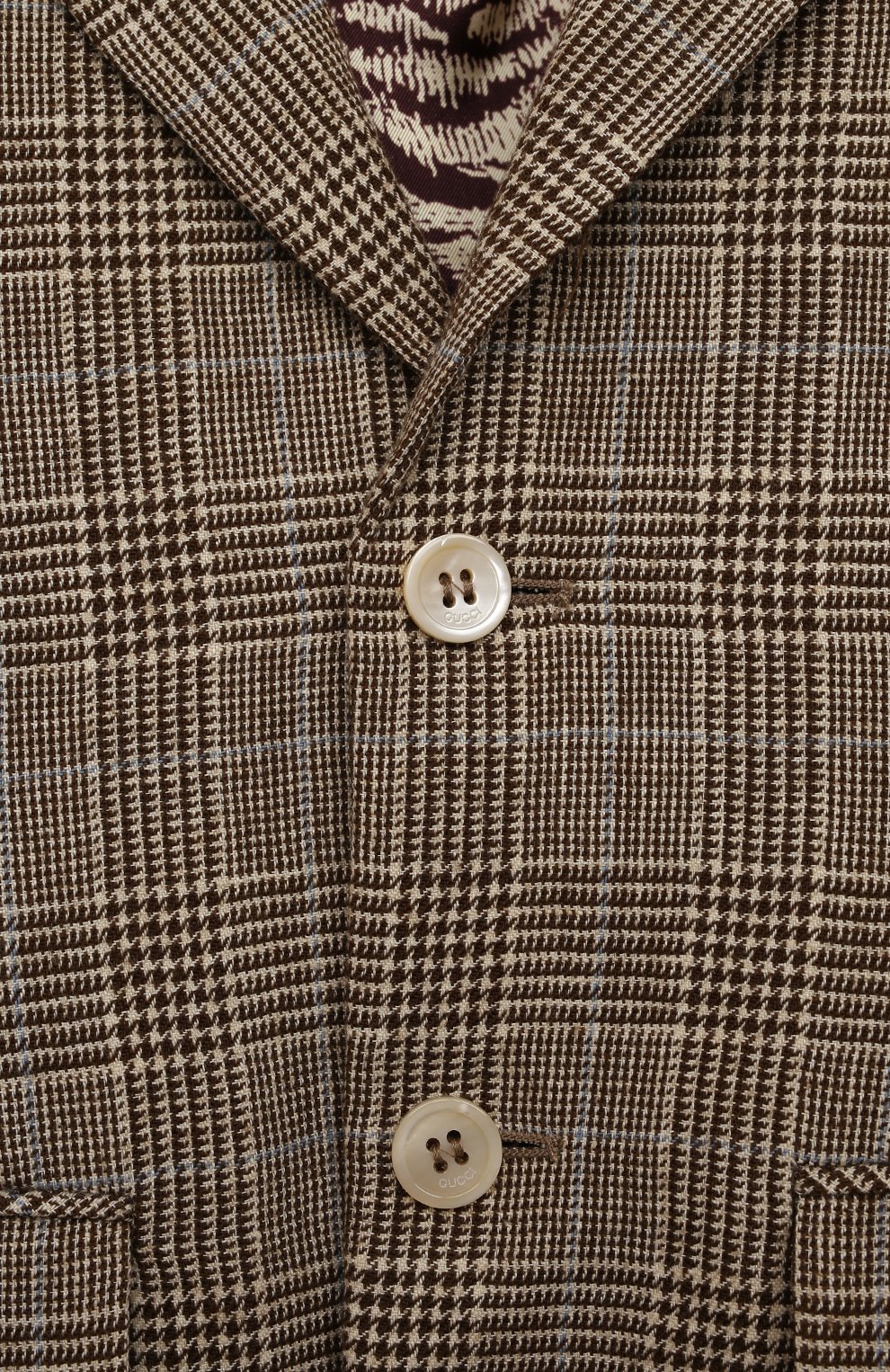 Пиджак из шерсти и льна GUCCI, арт. 599473 XWAGI, фото 3