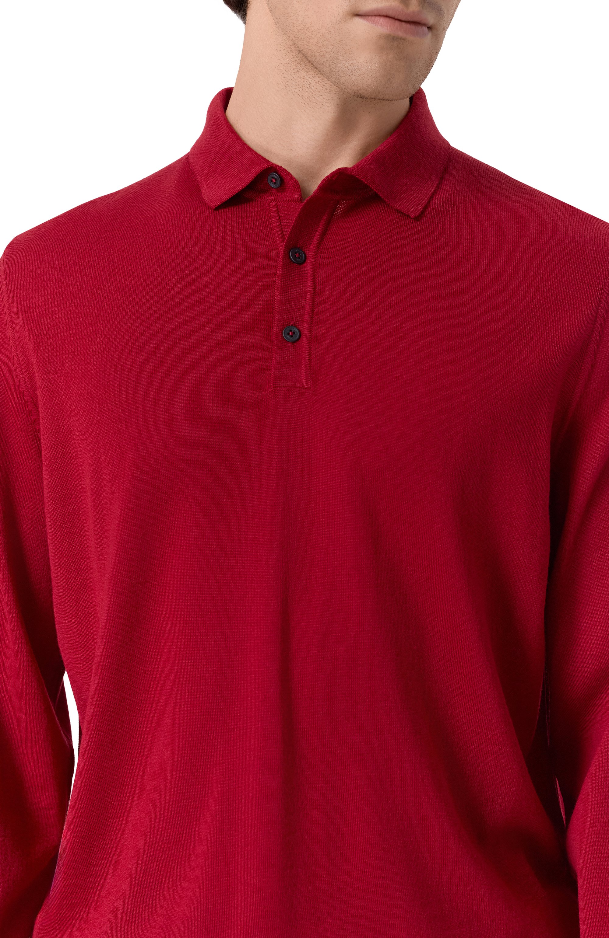 Шерстяное поло BOSS, арт. 50476355, фото 5