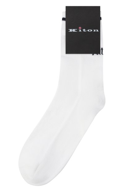 Женские хлопковые носки KITON, арт. D57754K0918D02