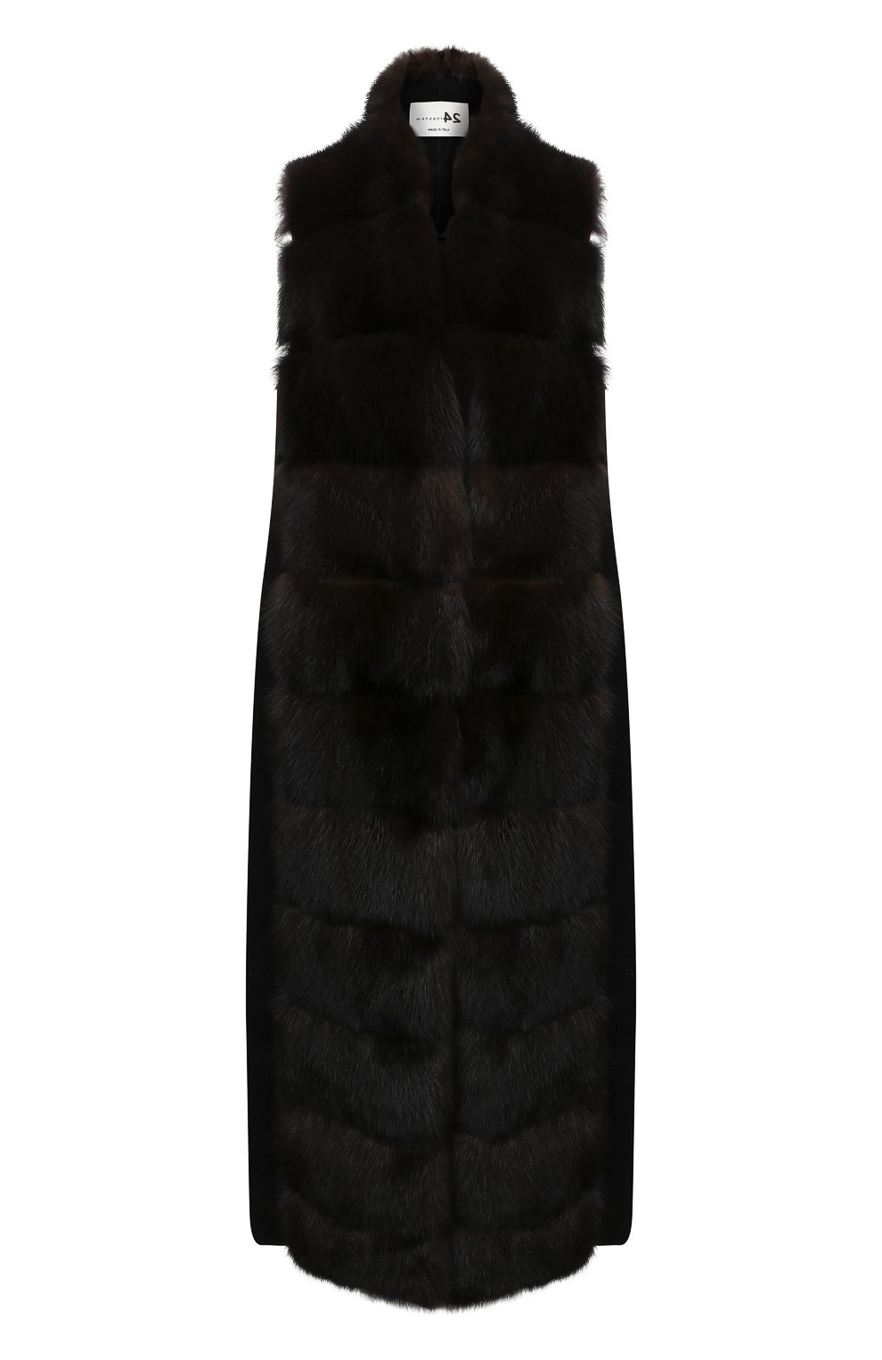Жилет из меха соболя MANZONI24, арт. 20M769-ZDB1/EXTRADARK/BLACK/38-46, фото 1