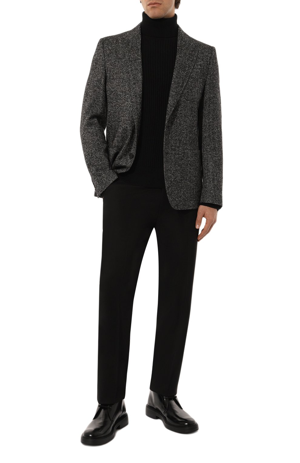Шерстяной пиджак DOLCE & GABBANA, арт. G2TF4T/FCMDD, фото 3