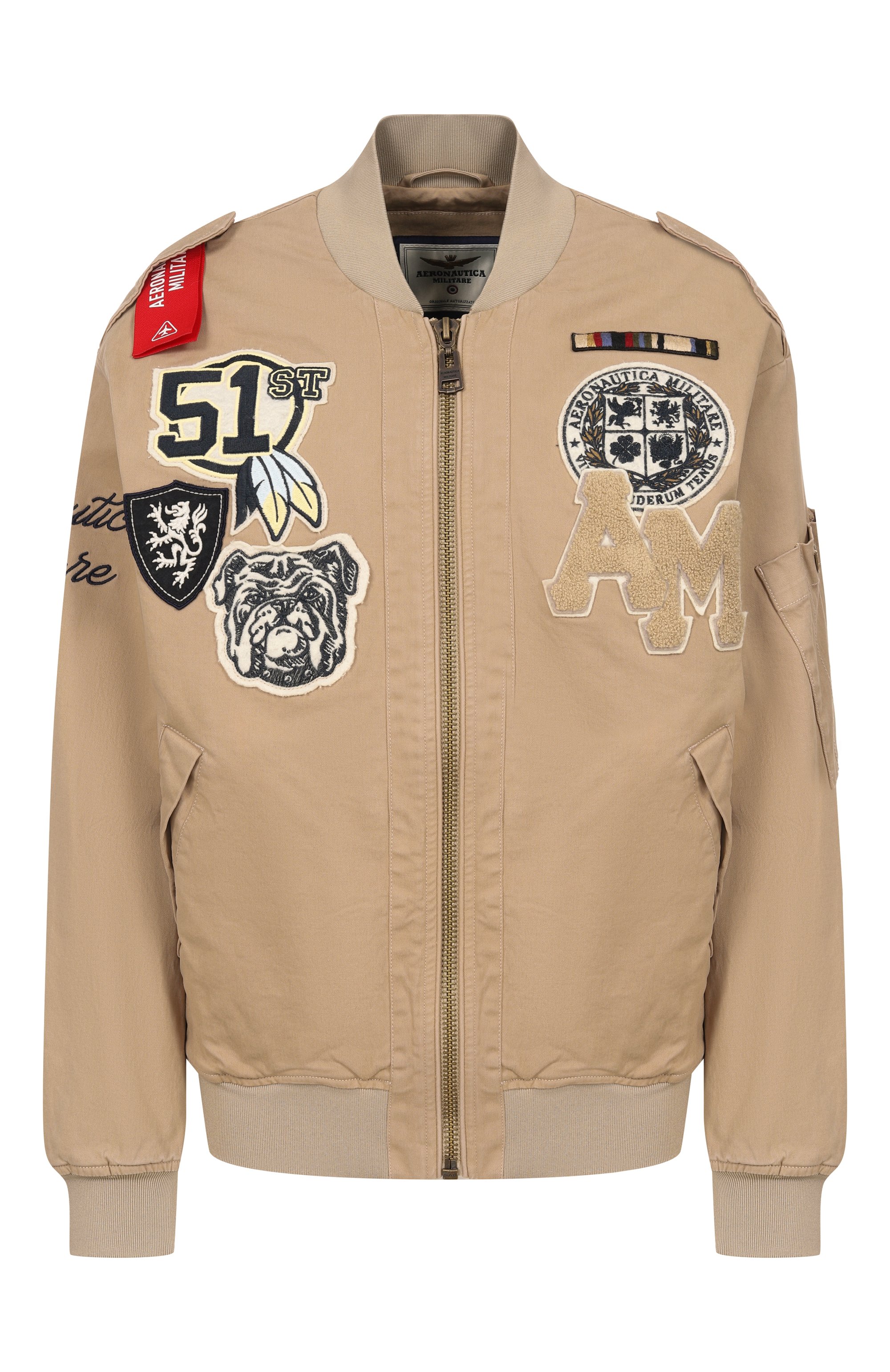 Хлопковый бомбер AERONAUTICA MILITARE, арт. AB3041DCT04272, фото 1