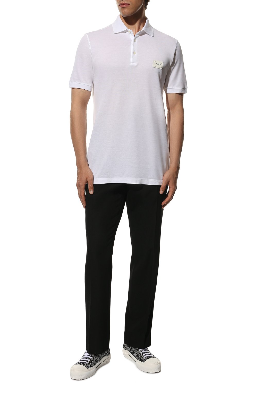 Хлопковое поло DOLCE & GABBANA, арт. G8KK1T/FU7EN, фото 2