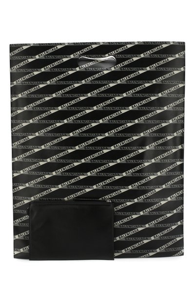 Кожаная сумка-шопер с принтом BALENCIAGA, арт. 541906/0XT2N, фото 5