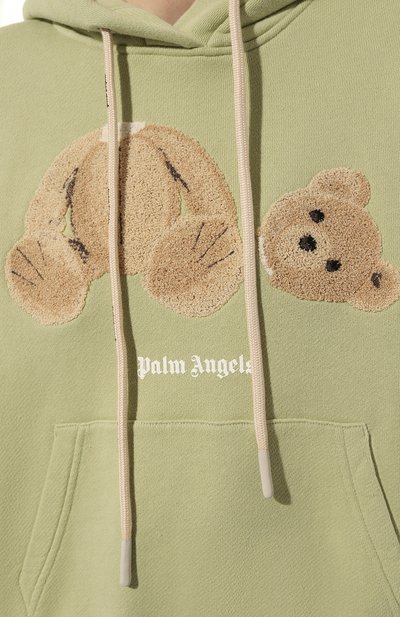 Хлопковое худи PALM ANGELS, арт. PWBB023F22FLE0035160, фото 5