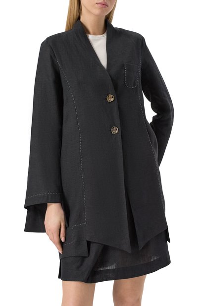 Льняной жакет MIDGARD PARIS, арт. JK1501-LN-BK, фото 3