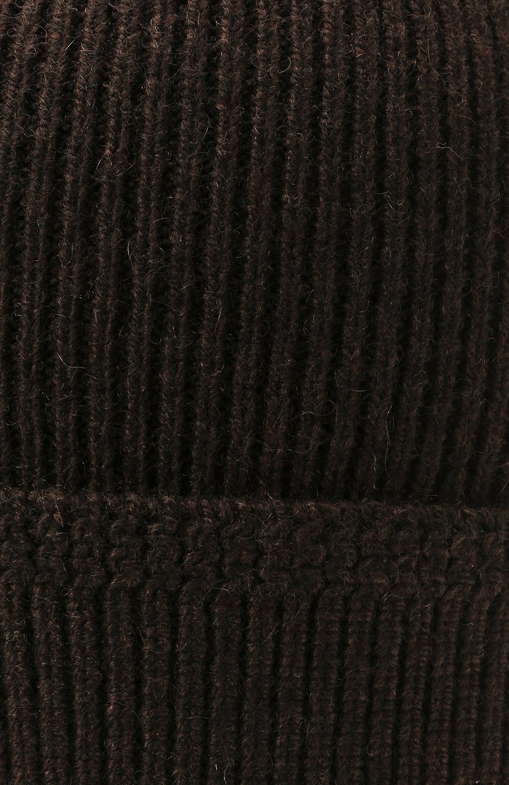 Кашемировая шапка TOM FORD темно-коричневого цвета по цене 37200 руб., арт. BYK8H/TFK800, фото 3 Кашемировая шапка TOM FORD, арт. BYK8H/TFK800, фото 3