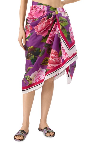 Хлопковое парео DOLCE & GABBANA, арт. 04A01J/0N040, фото 3