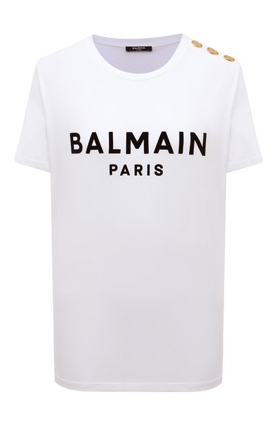 Хлопковая футболка BALMAIN, арт. YF1EF005BB37, фото 1