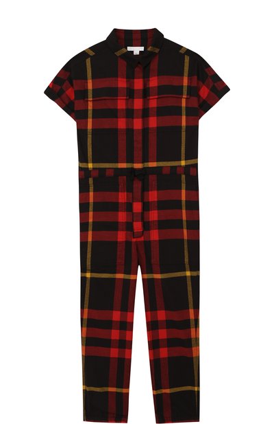 Хлопковый комбинезон с принтом BURBERRY, арт. 4063101, фото 1