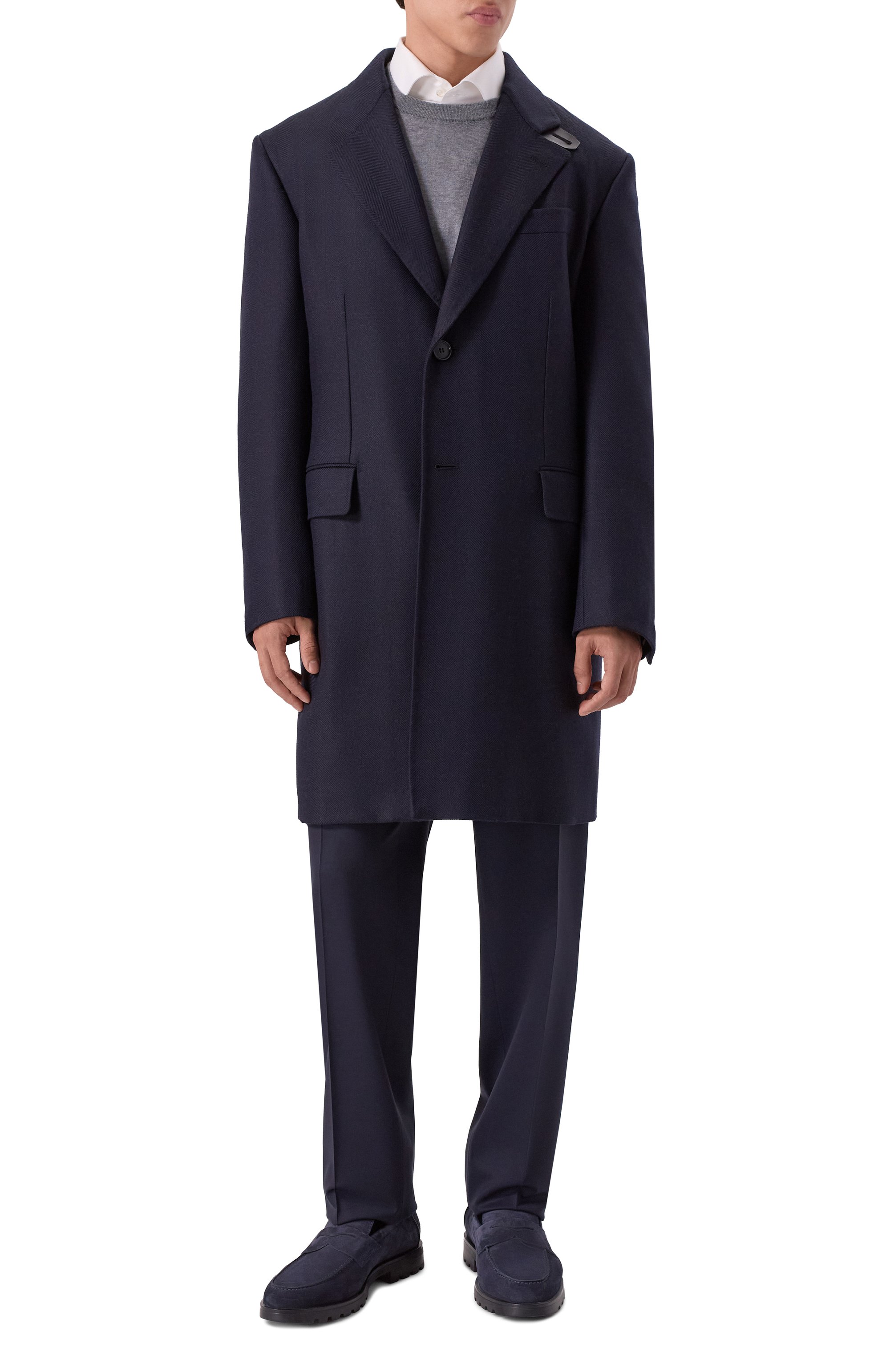 Шерстяное пальто BRIONI, арт. R02Q0M/0CA92, фото 2