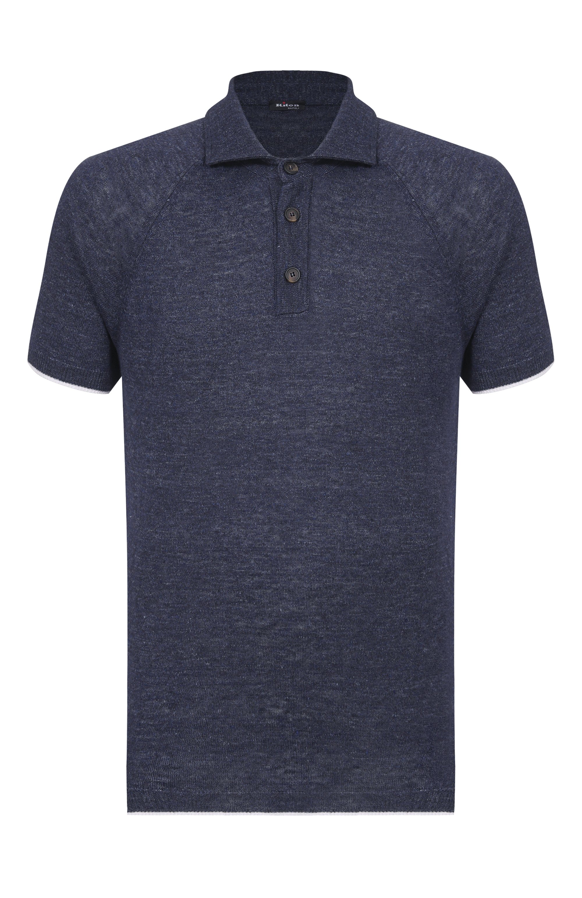 Льняное поло KITON, арт. UMK0982, фото 1