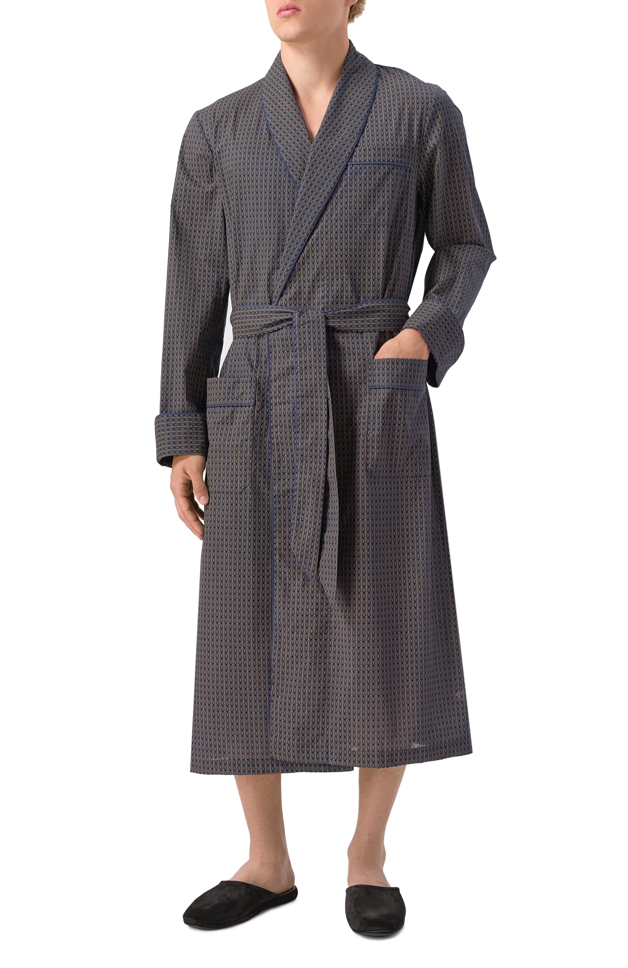 Хлопковый халат DEREK ROSE, арт. 5505/NELS106, фото 3