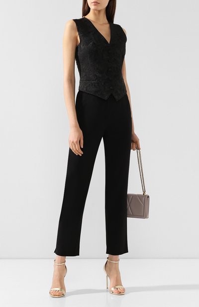 Жилет DOLCE & GABBANA черного цвета по цене 93550 руб., арт. F79H5T/FJRDJ, фото 2 Жилет DOLCE & GABBANA, арт. F79H5T/FJRDJ, фото 2