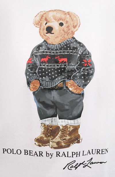 Хлопковая футболка POLO RALPH LAUREN, арт. 211846851, фото 5