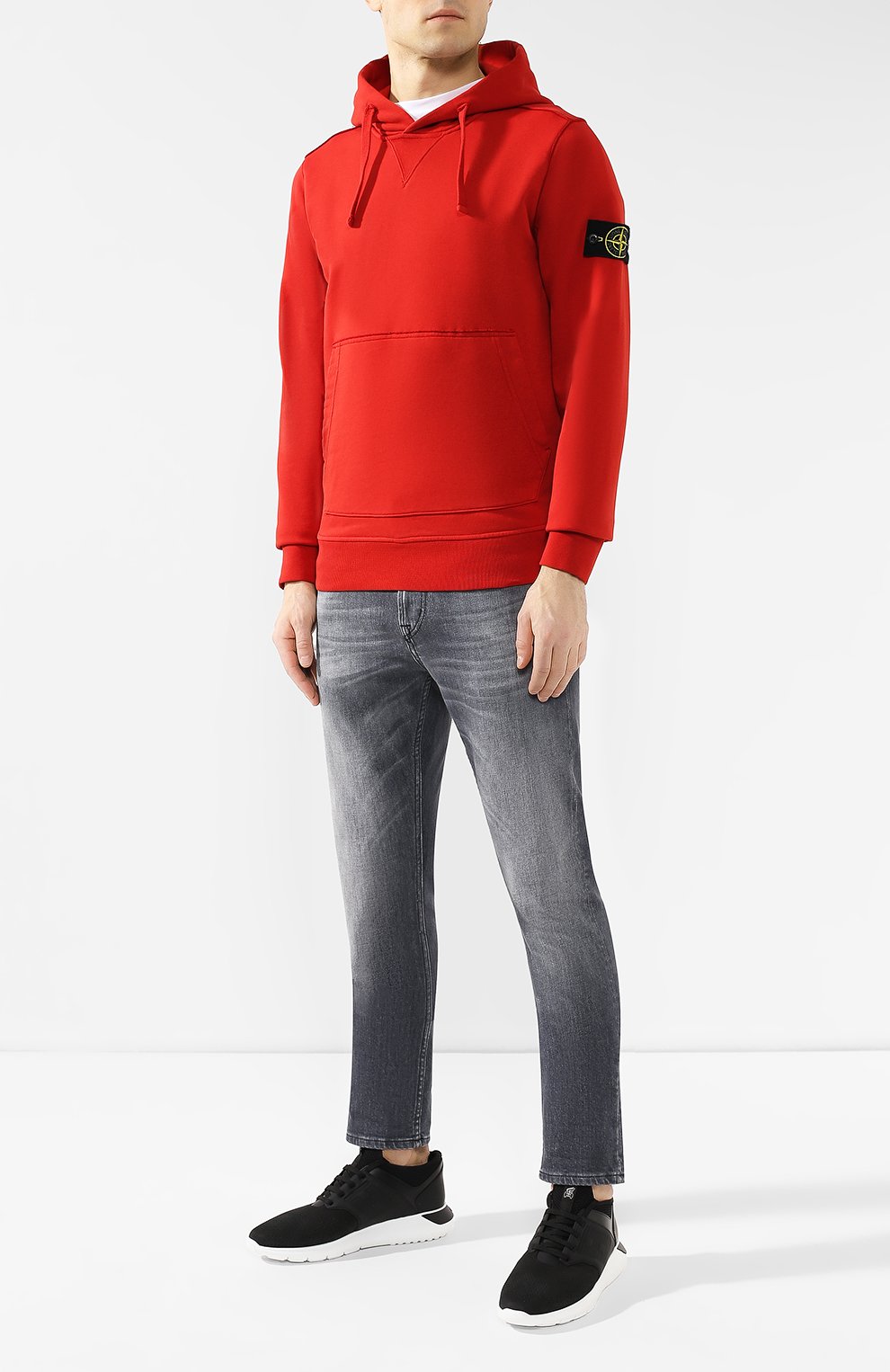 Хлопковое худи STONE ISLAND, арт. 701562851, фото 2