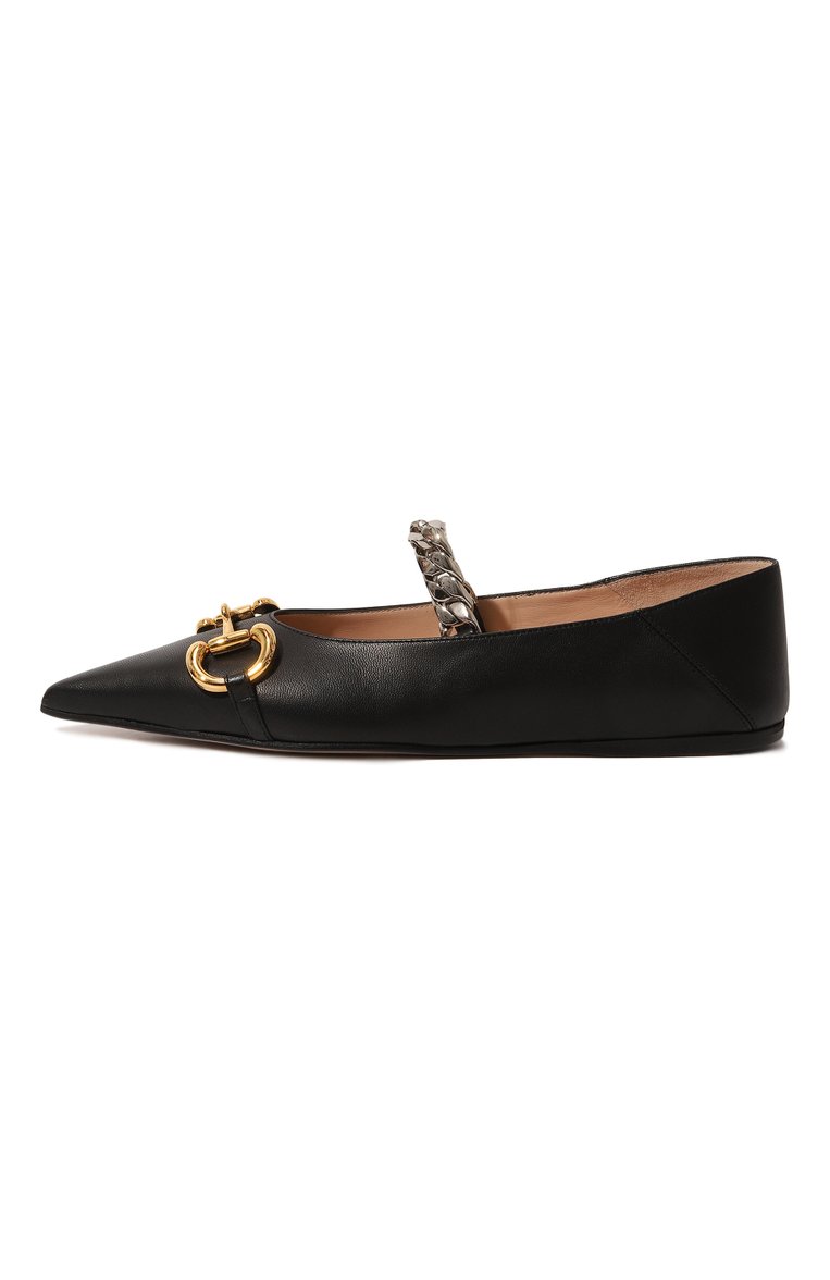 Кожаные балетки GUCCI, арт. 621161 1RH00, фото 1