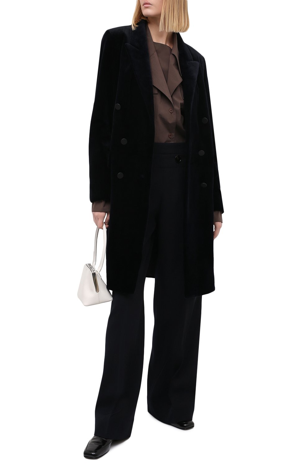 Шуба из меха норки YVES SALOMON, арт. 21WYM32798VFRX, фото 2