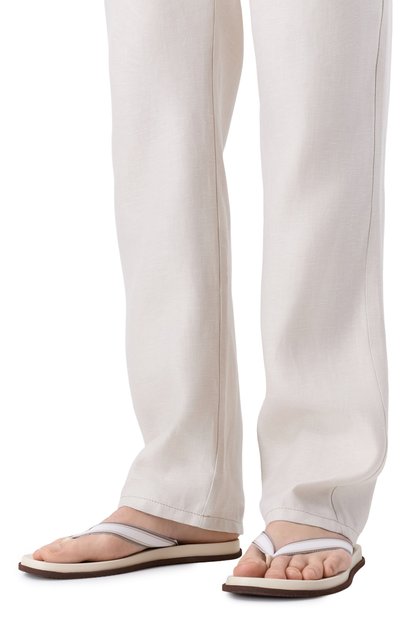 Текстильные шлепанцы BRUNELLO CUCINELLI, арт. MZUNAVH315, фото 3