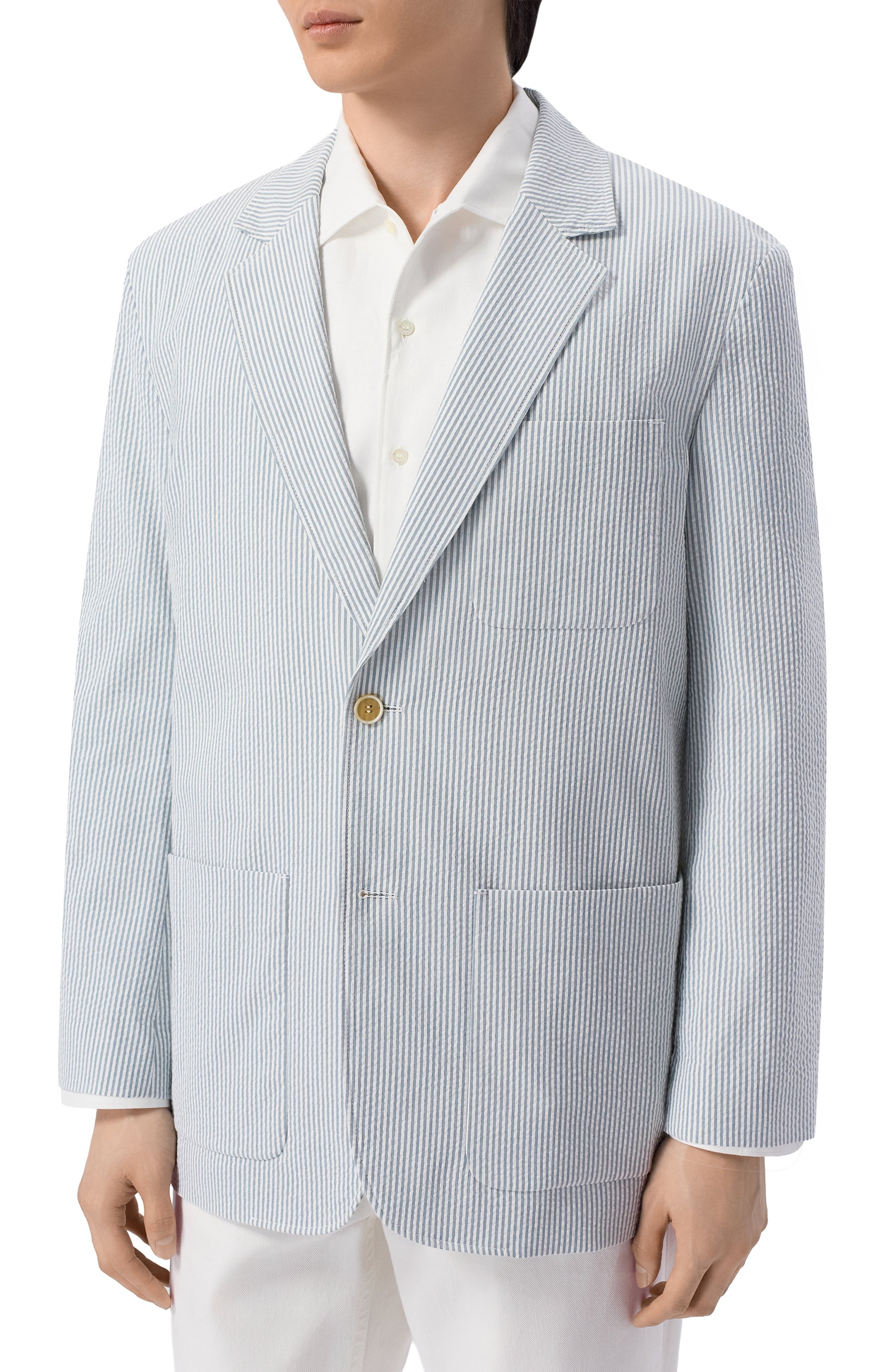 Хлопковый пиджак MVST, арт. M26.2PM.J003/F134, фото 3