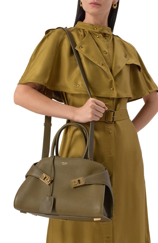 Сумка Hug medium Ferragamo 215608/777524 Хаки  215608/777524 Фото 2
