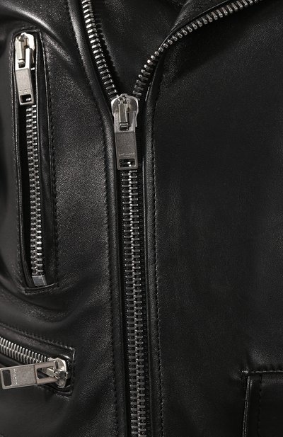 Кожаная куртка SAINT LAURENT, арт. 397287/Y5YA2, фото 5