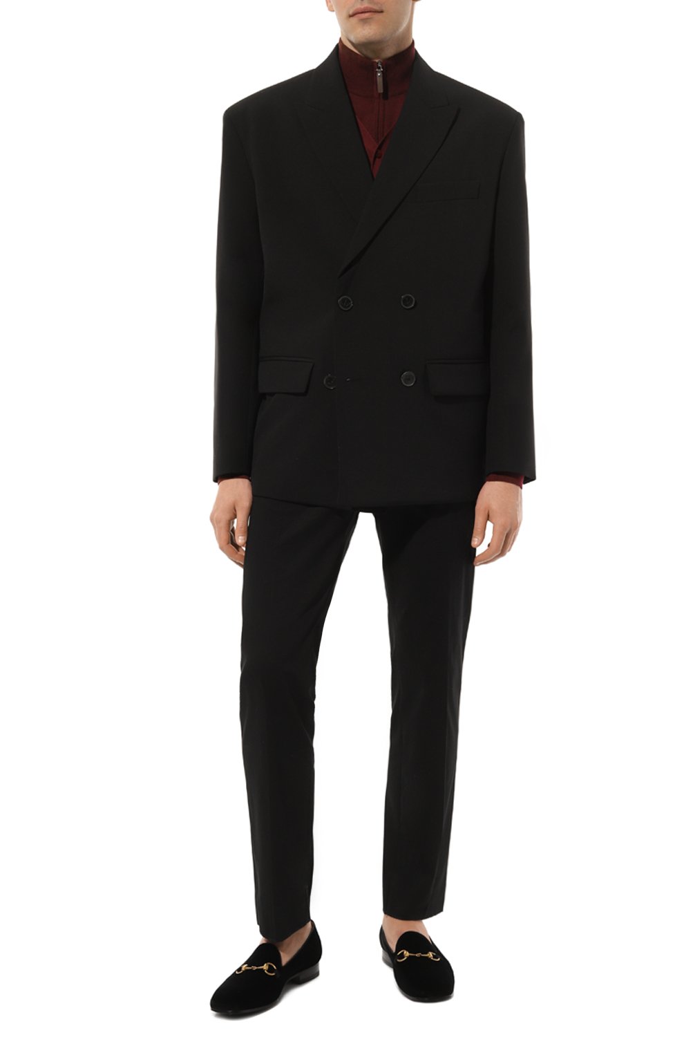 Текстильные лоферы GUCCI, арт. 718888/FAAT3, фото 2