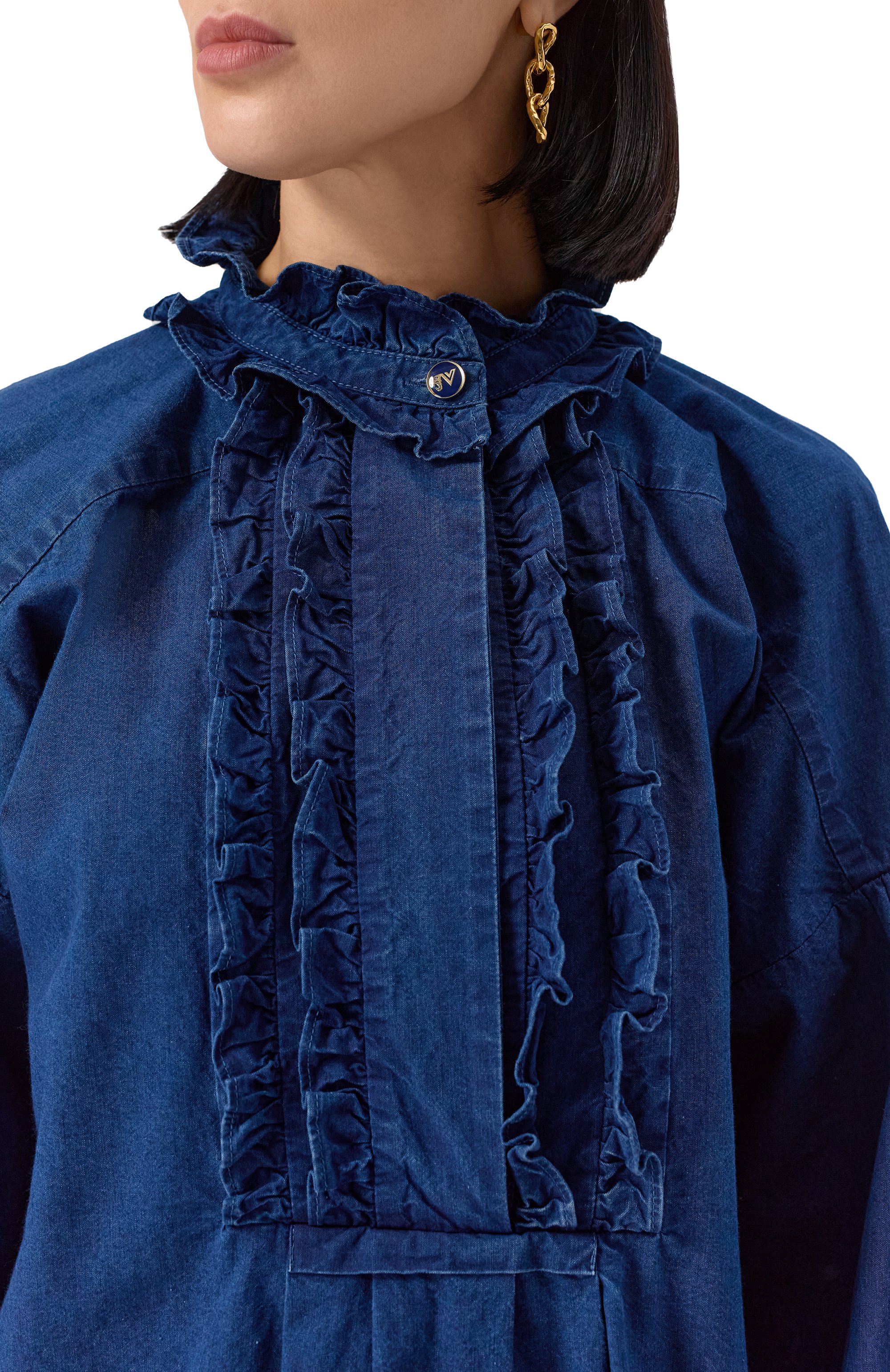 Джинсовое платье VALENTINO, арт. 6B3DA02S94B, фото 5