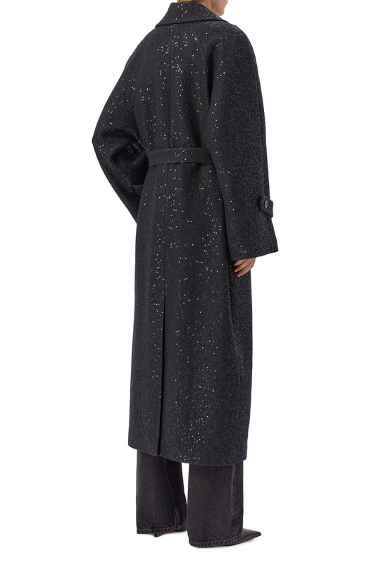 Шерстяное пальто Seven Lab SCU.02.903.14 Чёрный  SCU.02.903.14 Фото 4