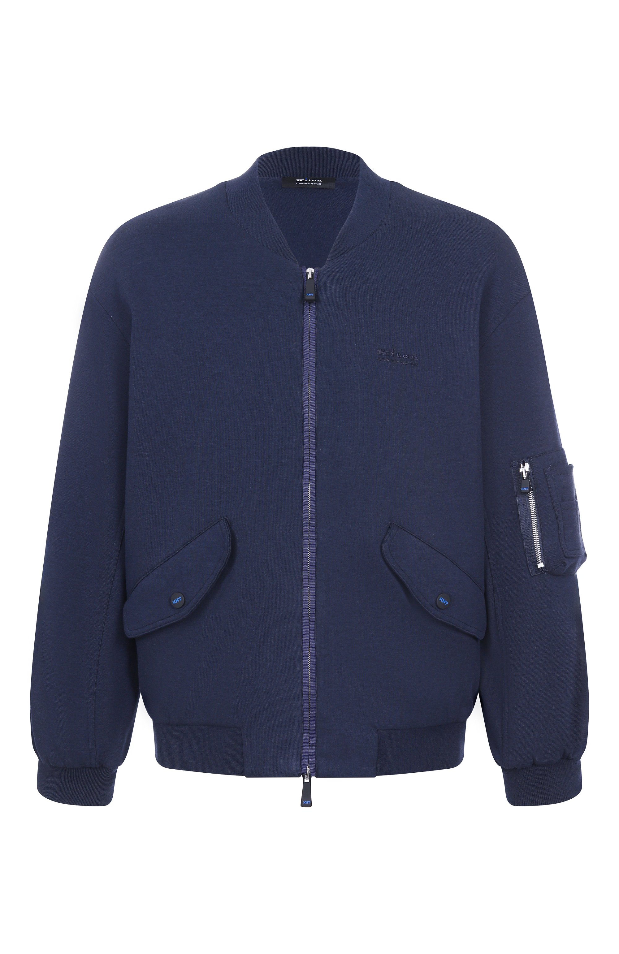 Бомбер из хлопка и шелка KITON, арт. UMM062601, фото 1