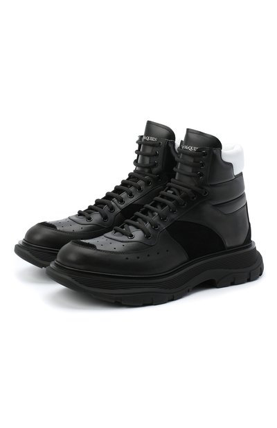 Кожаные кроссовки ALEXANDER MCQUEEN, арт. 627221/WHRH6, фото 1