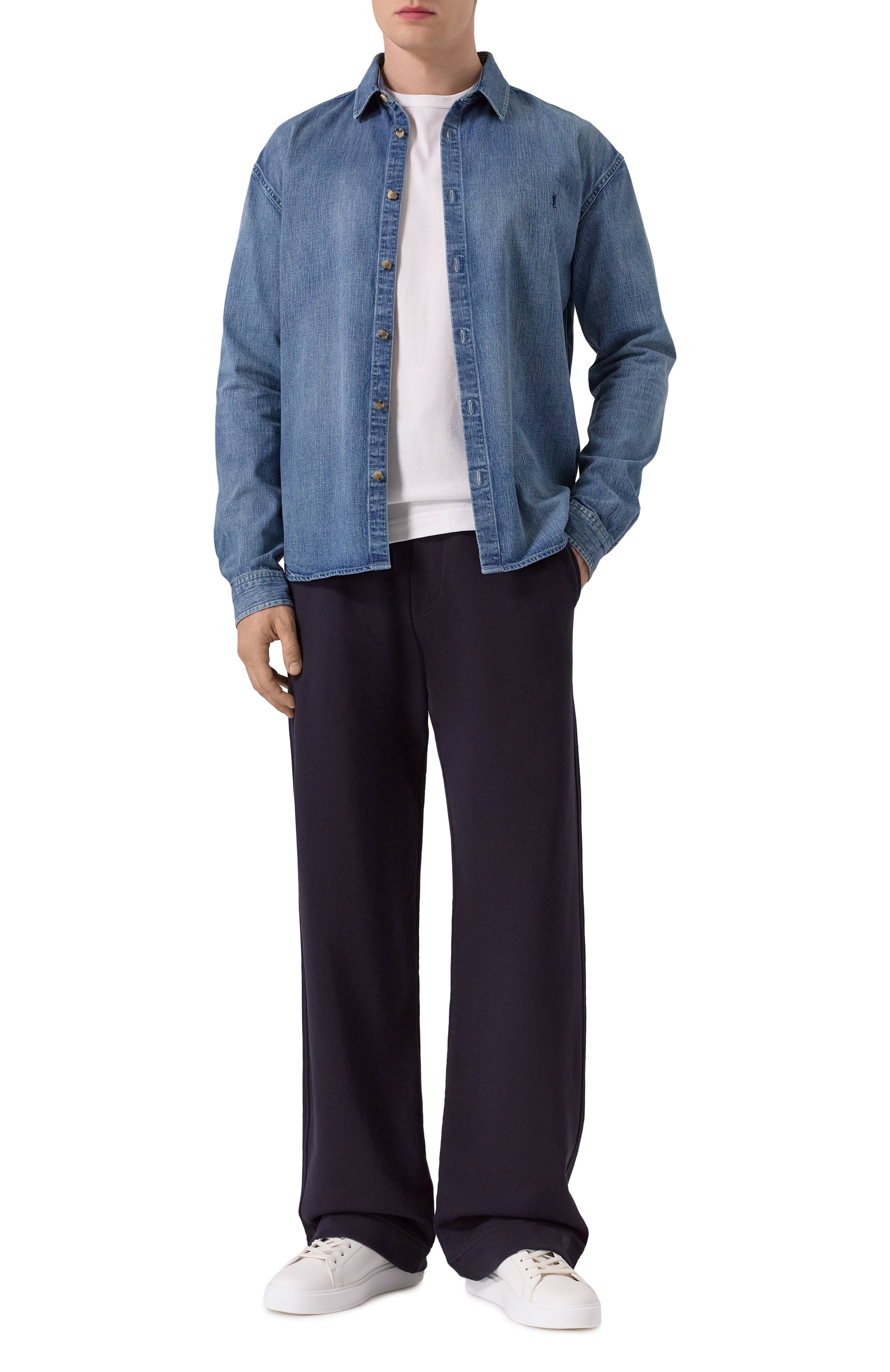 Джинсовая рубашка SAINT LAURENT, арт. 823437/Y14MJ, фото 2