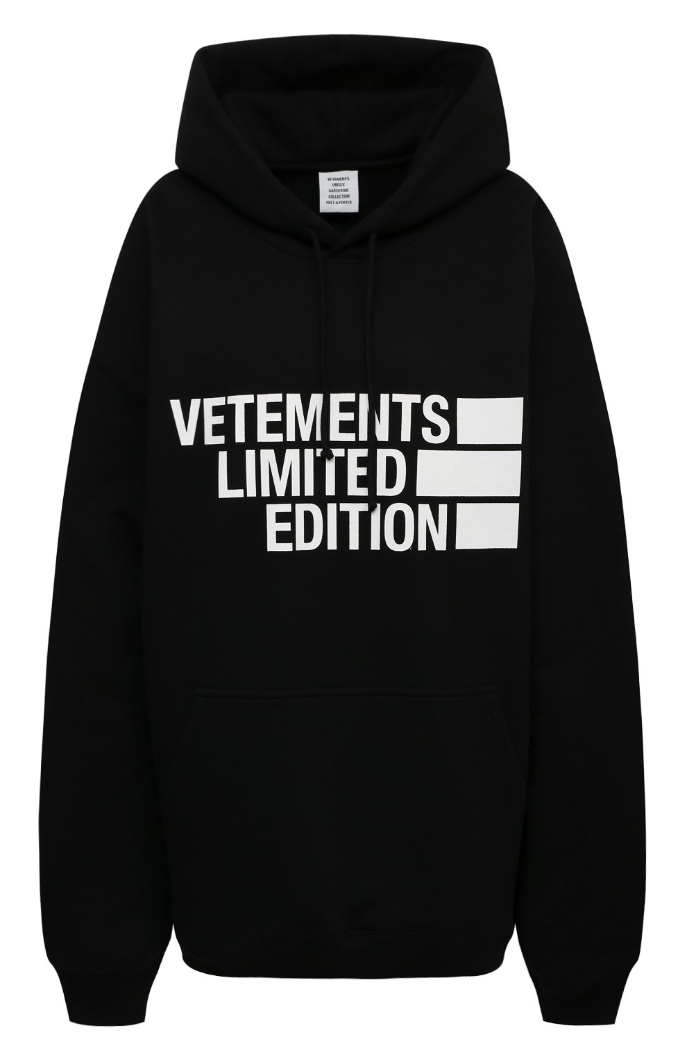 Хлопк овое худи VETEMENTS, арт. UE51TR820B 1604/W, фото 1