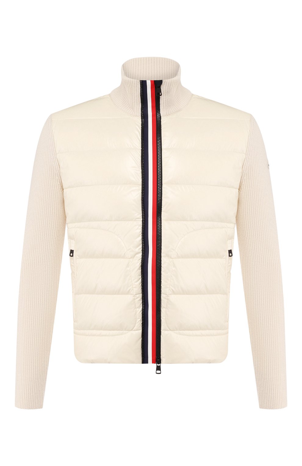 Комбинированный кардиган MONCLER, арт. E2-091-94166-00-9699Z, фото 1