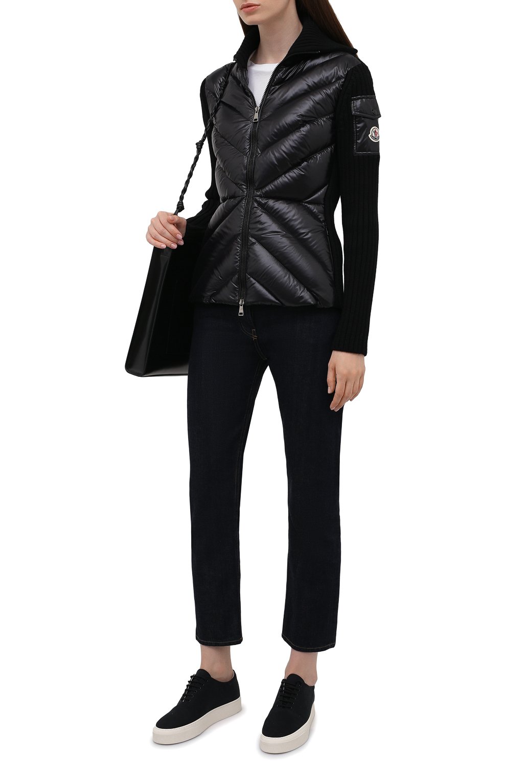 Комбинированный кардиган MONCLER, арт. G2-093-9B000-18-M1131, фото 2