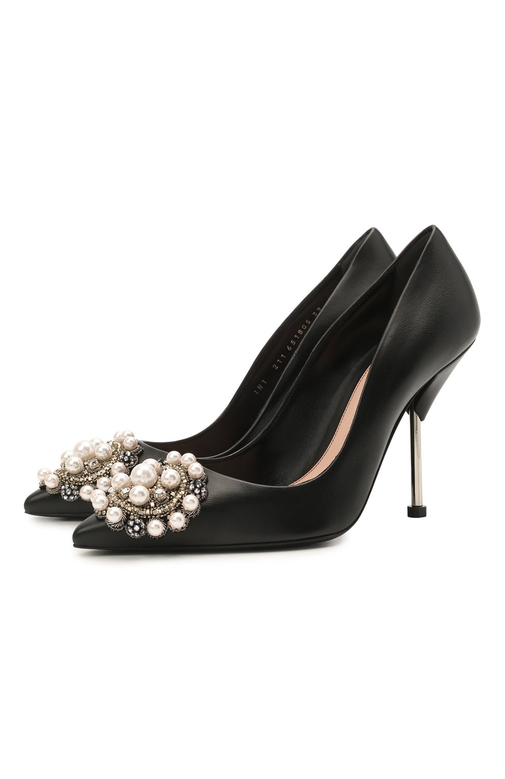 Кожаные туфли  ALEXANDER MCQUEEN, арт. 651805/WHW25, фото 1