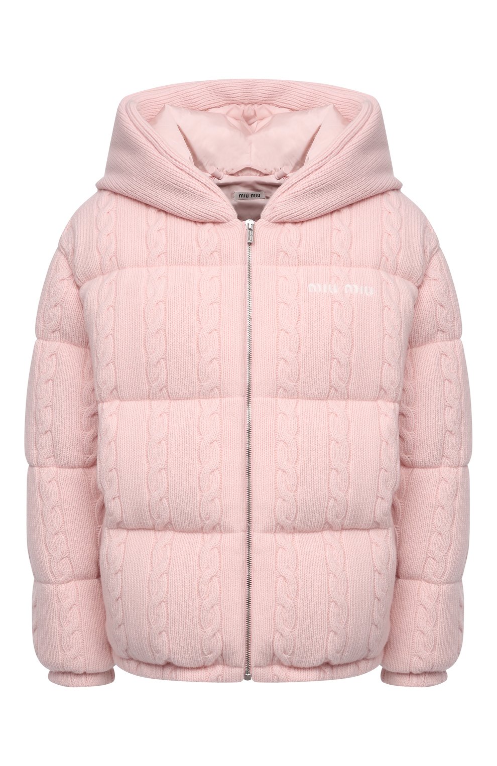 Пуховик из шерсти и кашемира MIU MIU, арт. ML725-1ZHW-F0442, фото 1