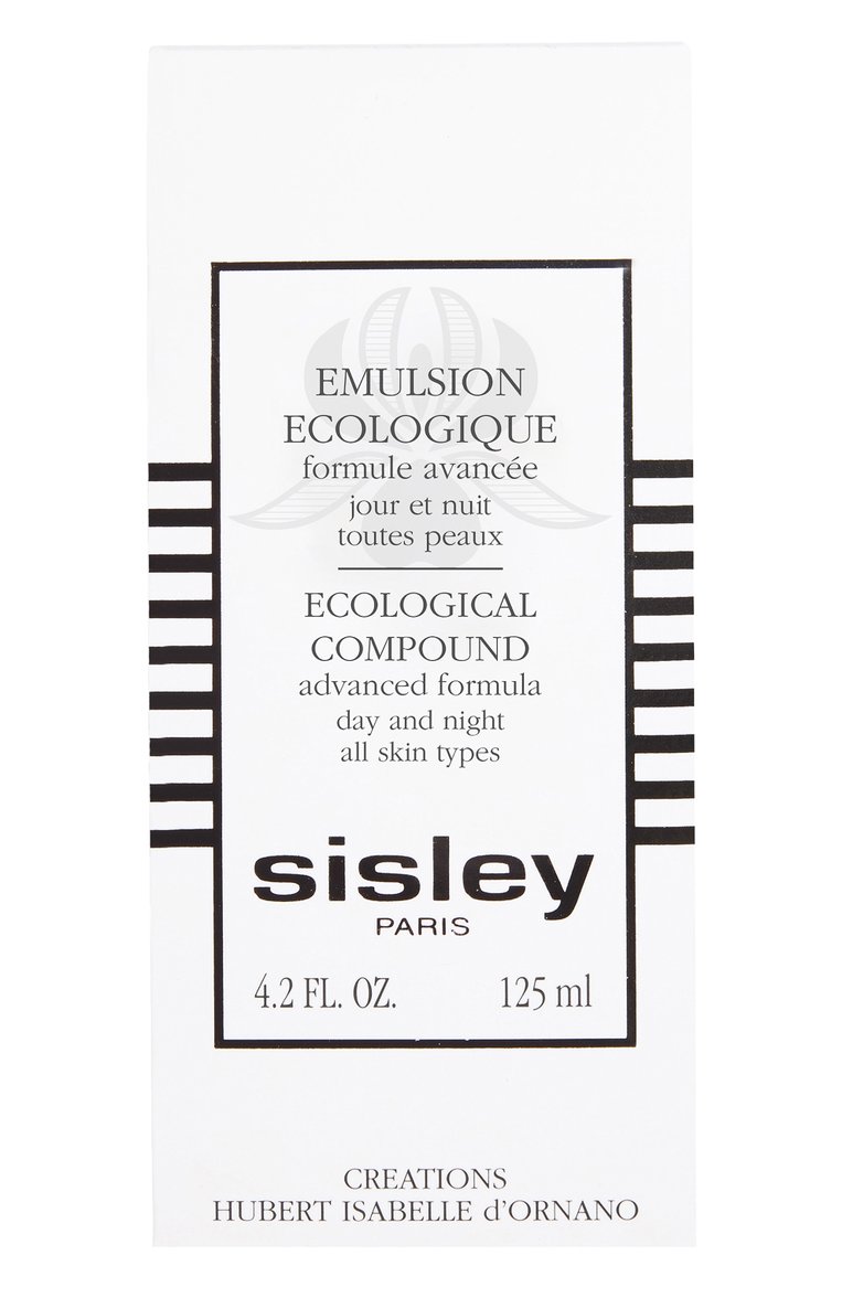 Экологическая эмульсия ecological compound (125ml) SISLEY бесцветного цвета, арт. 114200 | Фото 3 (Тип продукта: Эмульсии; Назначение: Для лица; Региональные ограничения белый список (Axapta Mercury): Не проставлено)