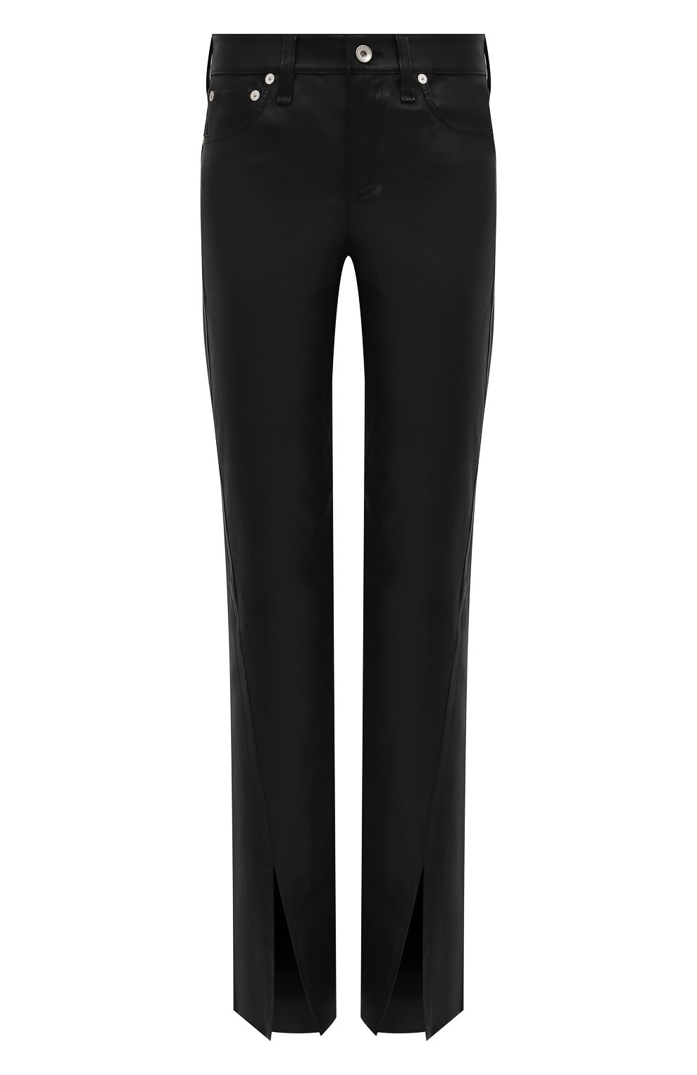 Кожаные брюки RAG AND BONE, арт. WCW20H70013401, фото 1