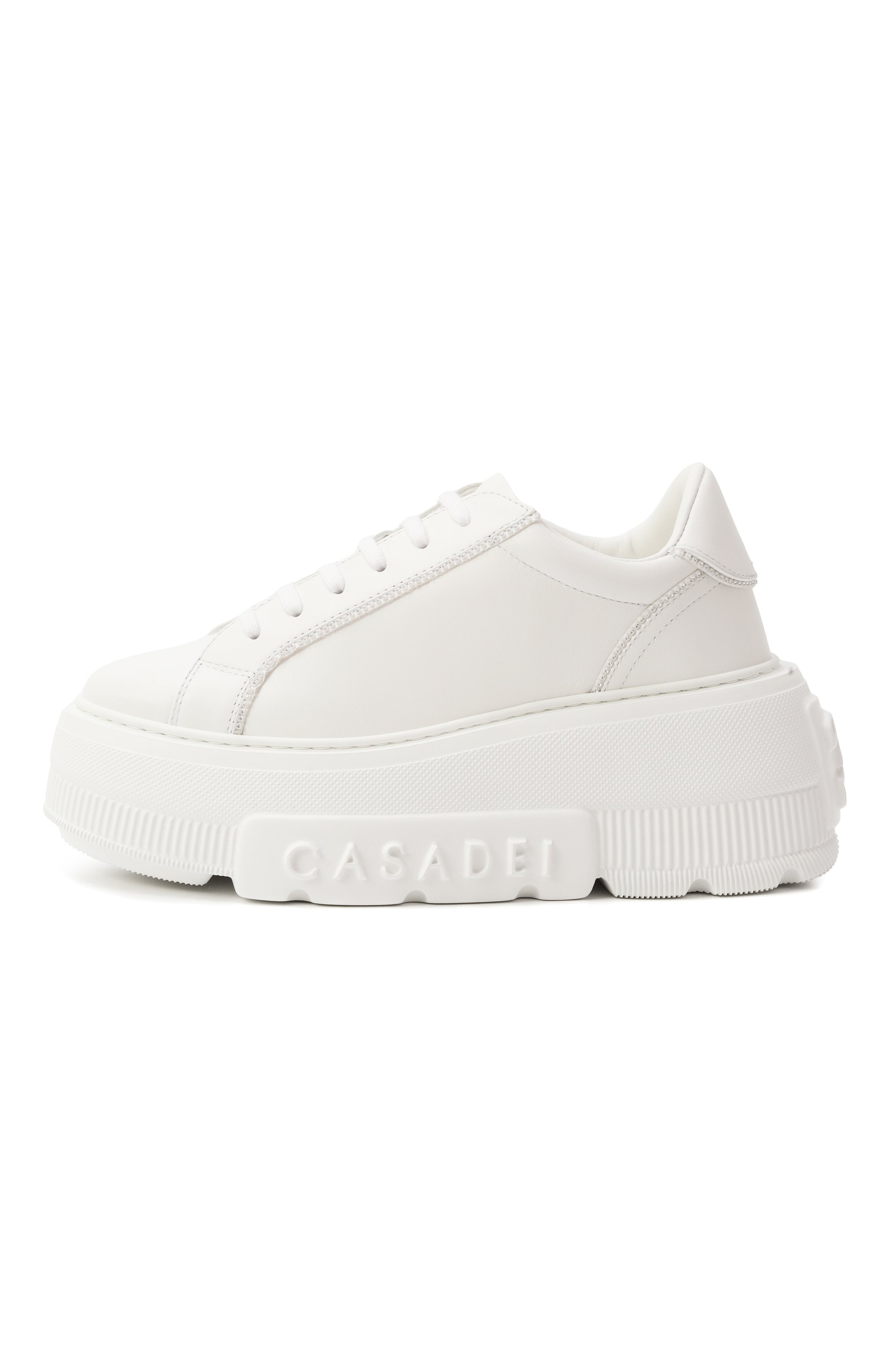 Кожаные кеды nexus CASADEI белого цвета по цене 69350 руб., арт. 2X076A0701SALEN, фото 4 Кожаные кеды nexus CASADEI, арт. 2X076A0701SALEN, фото 4