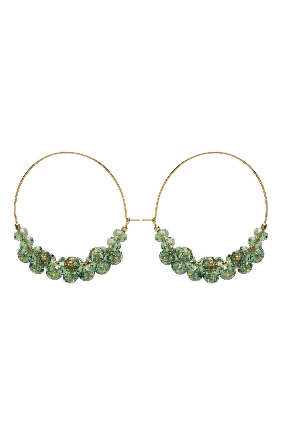 Серьги polly ISABEL MARANT светло-зеленого цвета по цене 22800 руб., арт. BL0709-20P029B, фото 1 Серьги polly ISABEL MARANT, арт. BL0709-20P029B, фото 1