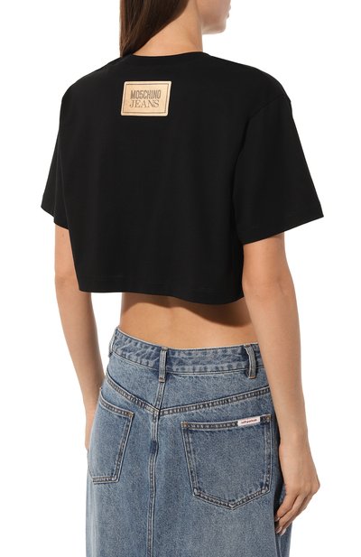 Хлопковая футболка M05CH1NO JEANS, арт. 232K2/A1205/8762, фото 4