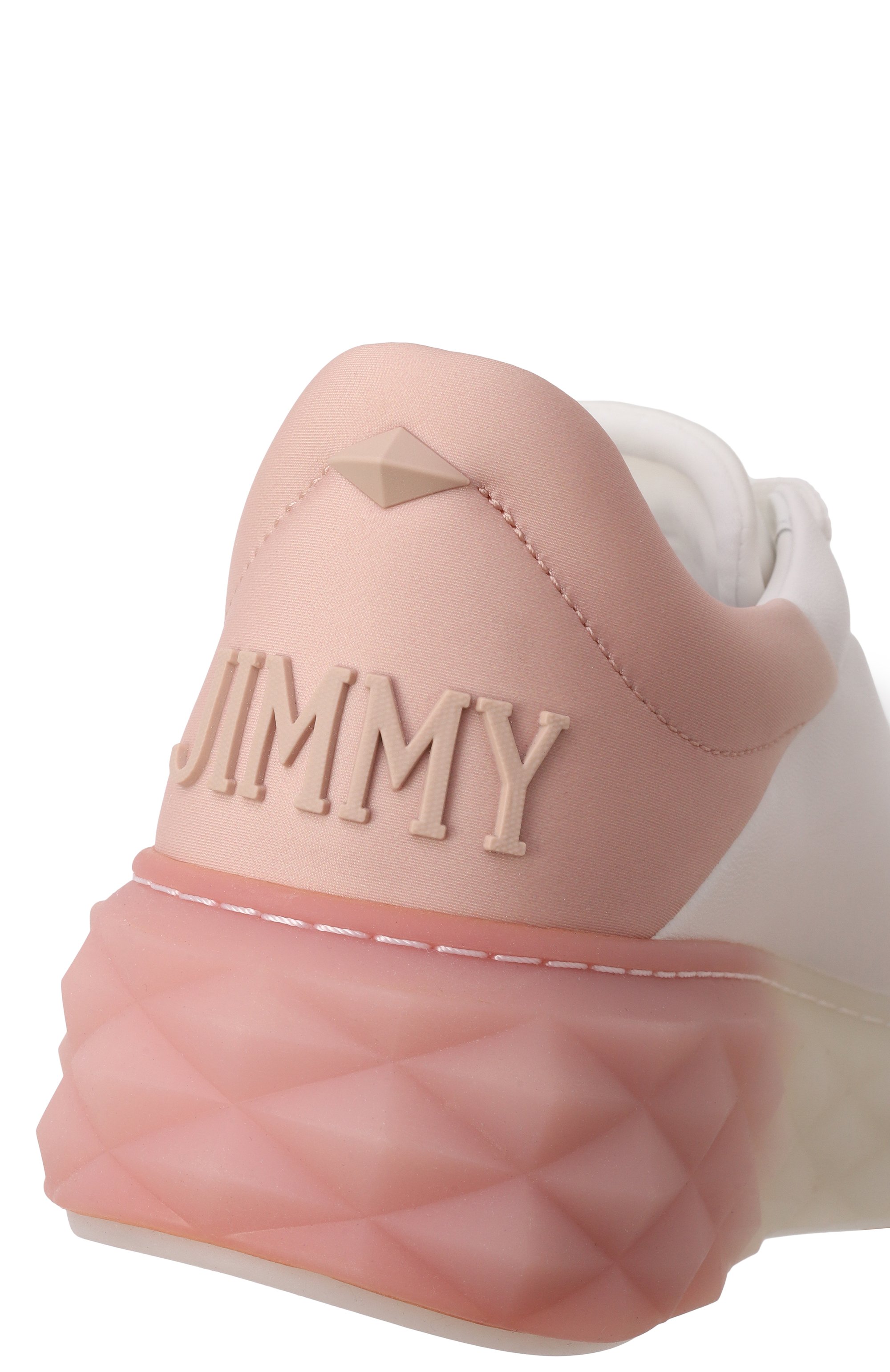 Кожаные кеды diamond maxi f ii JIMMY CHOO, арт. DIAM0ND MAXI/F II/BFA, фото 7