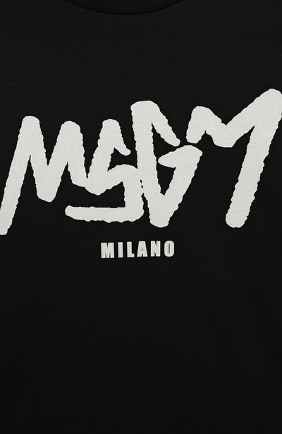 Хлопковый лонгслив MSGM KIDS, арт. F3MSJBTH202, фото 3