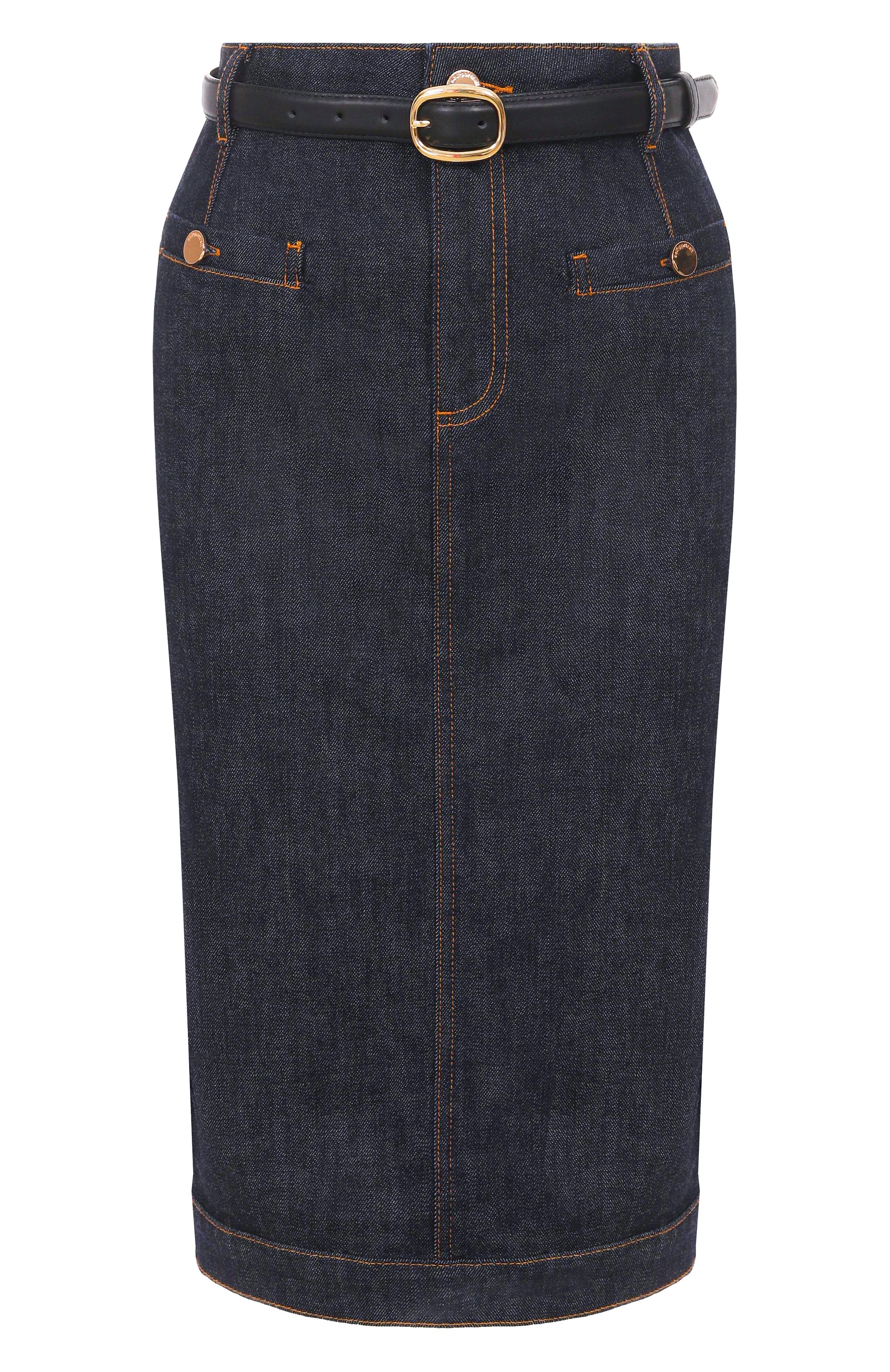 Джинсовая юбка SELF-PORTRAIT, арт. PF25808MSKBL, фото 1